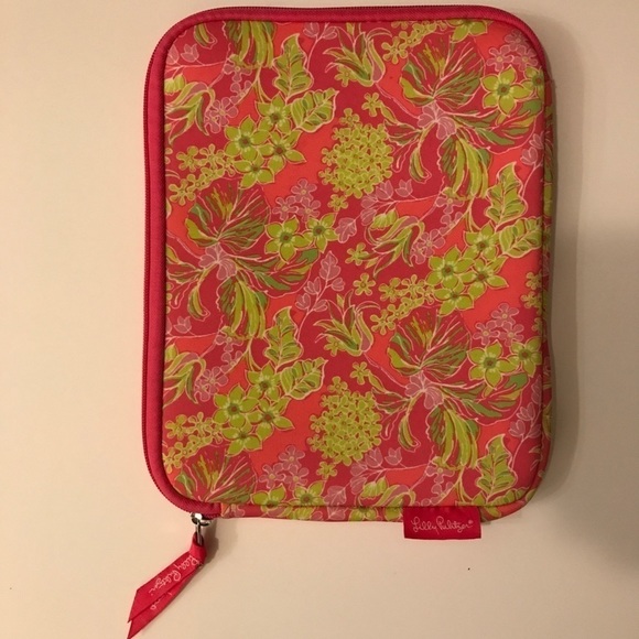 Lilly Pulitzer Pink & Green Floral Tablet Case - Picture 2 of 8